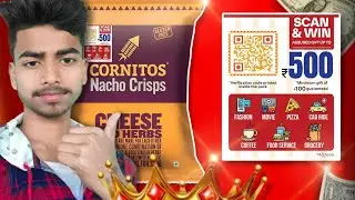 CORNITOS&reg; Nacho Crisps &ndash; ₹500* Gift Vouchers Bookmyshow, Dominos, Amazon, Coffee!