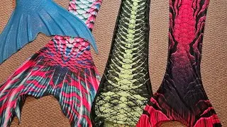 Unboxing a Mermaid Tail #canada #mermaid #live #halloween #costume