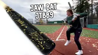 Hitting with JT's CUSTOM WOOD BAT MODEL | Jaw Bat JTBB9 Maple | Wood Baseball Bat Review