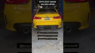 Active Autowerke Single Midpipe and G8x Prototype Rear Exhaust. @m3llo_yello