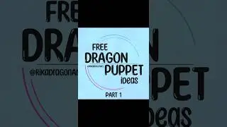 Free Paper Dragon Puppet Ideas Part 1! #dragonpuppet #ideas #paperdragons #art #dragon