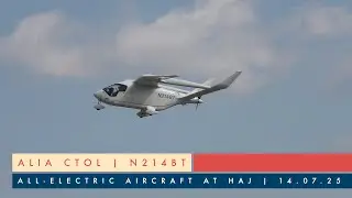 Beta Technologies | ALIA CTOL | All-electric aircraft at HAJ | July 14, 2025 | 4K