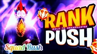 Free Fire Squad Gameplay 🔥 First Rank Push | Hindi Commentary