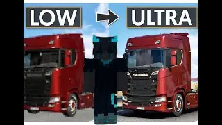 ETS 2 Low vs Med vs High vs Ultra Graphics