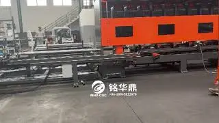 Ringlock welding machine for scaffolding systems