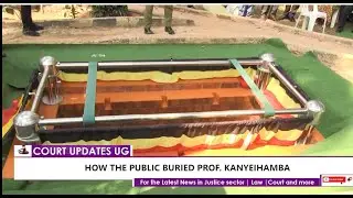 See how Prof. Kanyeihamba was buried at his residence #courtupdatesugofficial