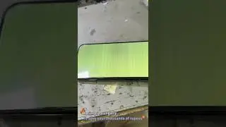 iphone 13 pro max green screen issue after update fixed by a simple jumber. #apple #repair