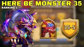 HERE BE MONSTER 35 || RANK 1 || HBM || CASTLE CLASH