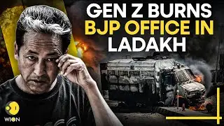 Ladakh Protest LIVE: Gen Z Burns BJP Office! Protest Turn Deadly As 4 Killed, 70 Missing | WION