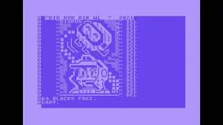 C64 Graphics  (PETSCII): Dig Dug D64 Directory Art by Worrior1! 2 July 2021!