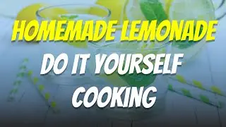 Homemade Lemonade Do It Yourself Cooking