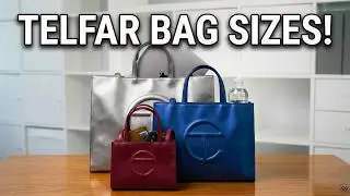 Telfar Bag Size Comparison | Telfar Shopping Bag Medium Vs Large | Small Shopping Bags