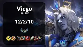 Viego vs Kindred JUNGLE - KR CHALLENGER Patch 14.22
