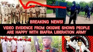 VIDEO) Ebubeagu on the Run: as People of Okigwe Celebrate with Biafra Liberation Army