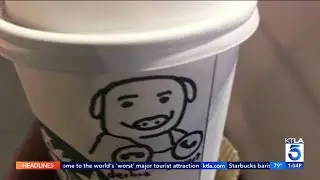 Starbucks barista fired over pig drawing on deputy&rsquo;s cup