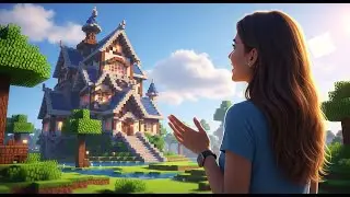 Epic Minecraft Building & Love Girl: Dream Home Showcase!