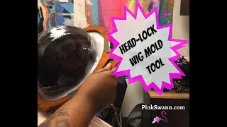 No saran wrap, No tape, No measuring! Create an instant head mold with this wig making tool!