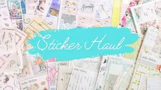 Sticker Haul | Sadie's Stickers Foiled Grab Bags | Rose Shadow Collection | Krystal Klear Ideas