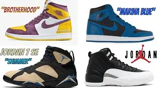 2022 AIR JORDAN RETRO RELEASE DATES