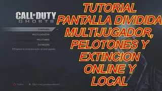COD GHOSTS SPLIT SCREEN TUTORIAL! ONLINE AND LOCAL MULTIPLAYER AND EXTINCTION