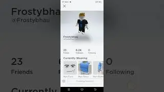 frosty bhai roblox profile #shorts #roblox #bnd 444