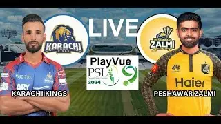 PSL 2024 | karachi Vs Zalmi | Playvue Live Stream