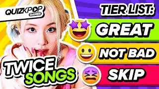 RATE TWICE SONGS 🍭✨ (TIER LIST TWICE SONGS) | QUIZ KPOP GAMES 2023 | KPOP QUIZ TRIVIA