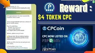 $4 TOKEN CPC dari Cpcoin Airdrop 2022