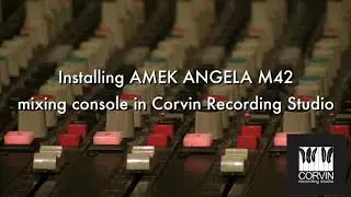Amek Angela M42 mixing console installed in Torion Recording Studio