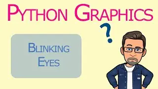 Eyes Blinking Tkinter Python