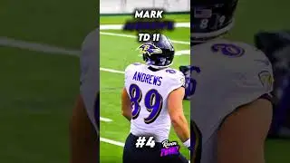 Top five players with the most receiving touchdowns #nfl #edit #football #sports #ravens #bengals