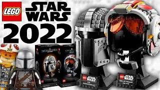 2022 LEGO STAR WARS HELMETS OFFICIAL IMAGES! MANDALORIAN + LUKE SKYWALKER RED FIVE! (75328, 75327)