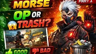 New Morse Character GOOD or BAD? 🤔 | Free Fire MAX New Character Full Review 🔥