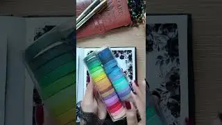 ASMR journal Halloween👻🕸️🎃 spooky season #asmr #journal #scrapbooking #halloween #diy #art #fypシ