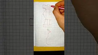 From Chess to Kitchen: Drawing a ROOK and PEAR! 🏰 🍐 | Easy Grid Art Tutorial