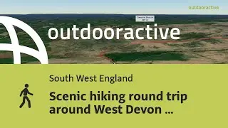 Scenic hiking round trip around West Devon in Dartmoor National Park