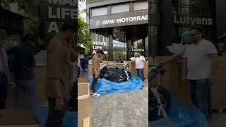 BMW S1000RR 2025 Black Storm unboxing #bmwindia #bmwmotorrad #bmws1000rr #s1000rr2025 #unboxing