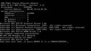 Boot to DOS with network support!
