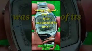 Vintage 1980s Seiko Digital GMT | Quartz | Japan Made 🇯🇵 | Rare Retro Classic | Shorts | Viral | fyp