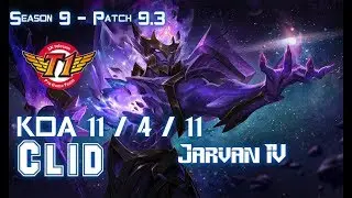 SKT Clid JARVAN IV vs KHA'ZIX Jungle - Patch 9.3 KR Ranked
