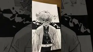 [ASMR] Нарисовал самый серьёзный Зеницу самым несерьёзным способом #рисунок #вирусноекороткометра...