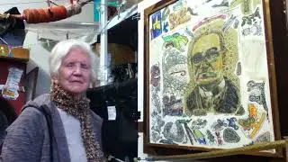 [cc/SDH] SWD53: Archbishop Romero. Feb.3' 26 visit by Seattleite Constance Jones /art © A K Segan
