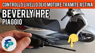 Controllo livello olio motore Beverly HPE dal 2021 in poi