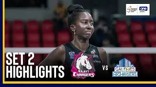 AKARI vs GALERIES | SET 2 GAME HIGHLIGHTS | 2024 PVL REINFORCED CONFERENCE | AUGUST 10, 2024