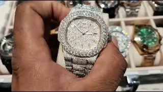 VVS Quality Moissanite Studded Watches