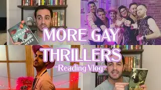 LGBTQ+ Reading Vlog || More Gay Thriller Books
