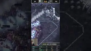 Ultralisks attack gets stopped by an army of stalkers & disruptors in StarCraft 2 Scarlett vs Gerald
