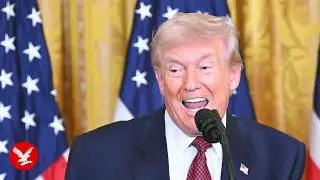 Trump struggles to pronounce 'undisputed' during White House talks