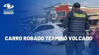 Choque y disparos: así fue persecución policial en Cali que dejó un muerto