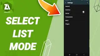 How To Select List Mode On ZArchiver App